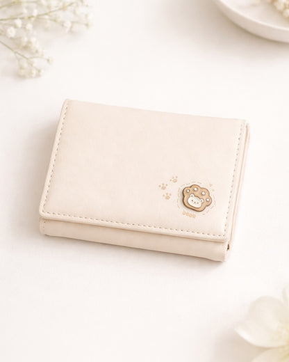 Bear Mini Trifold Wallet - Yellow
