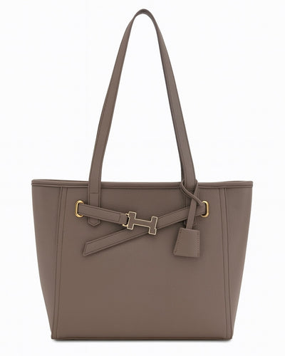 The H Laptop Tote Bag - Khaki