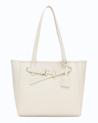 The H Laptop Tote Bag - Off White