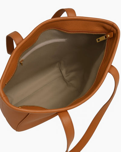 The H Laptop Tote Bag - Brown