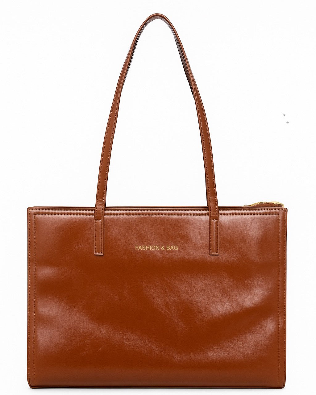 Premium 3 Compartment Tote Bag - Tan
