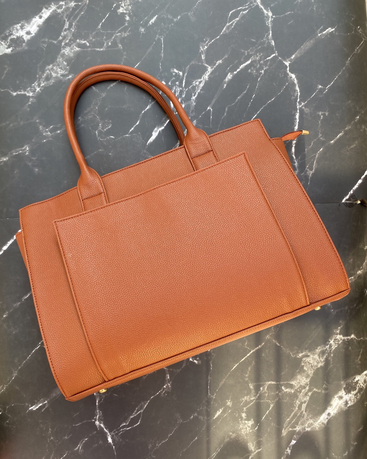 Elite Laptop Tote Bag - Tan