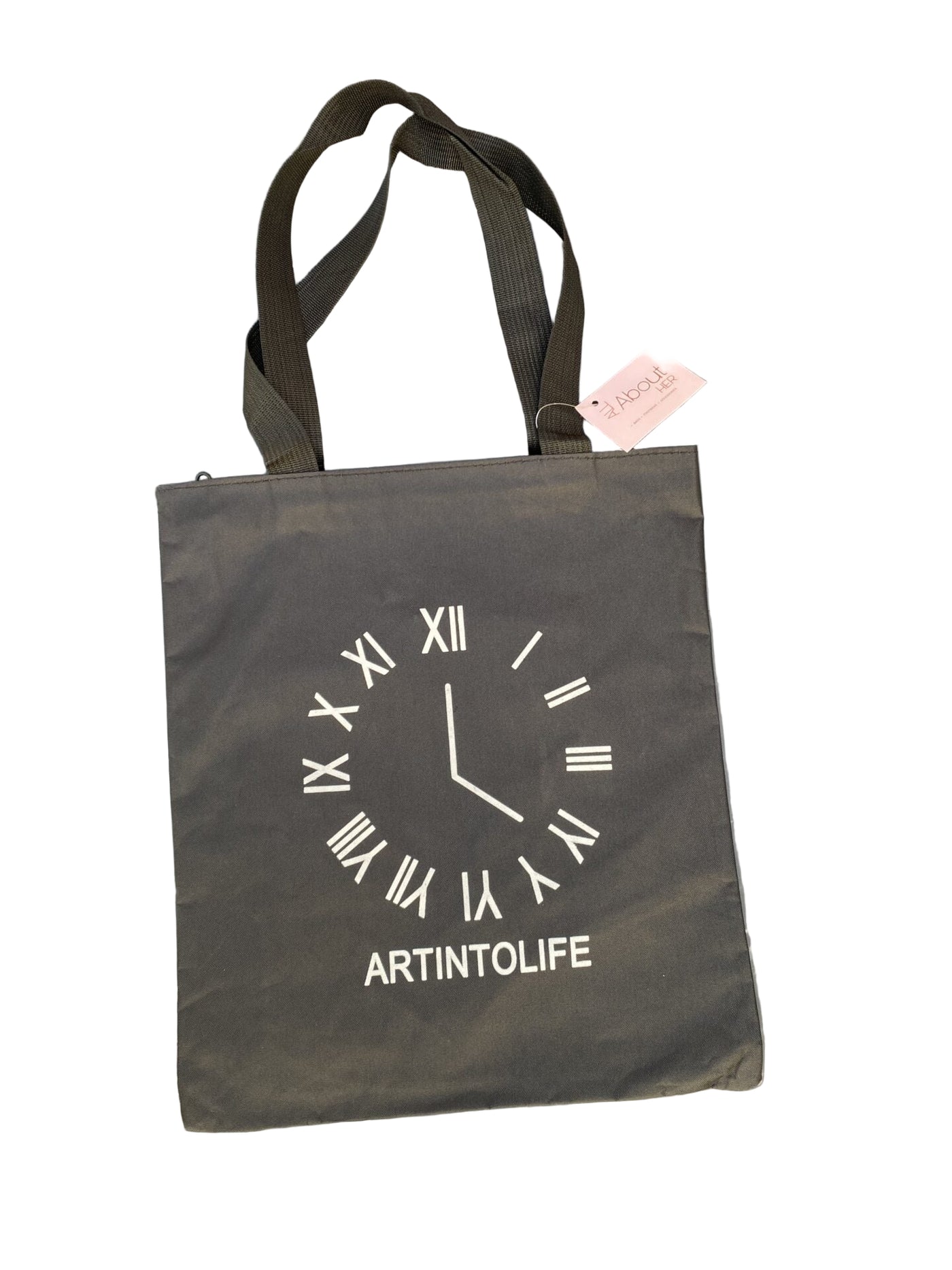 Casual Unisex Tote Bag - Black