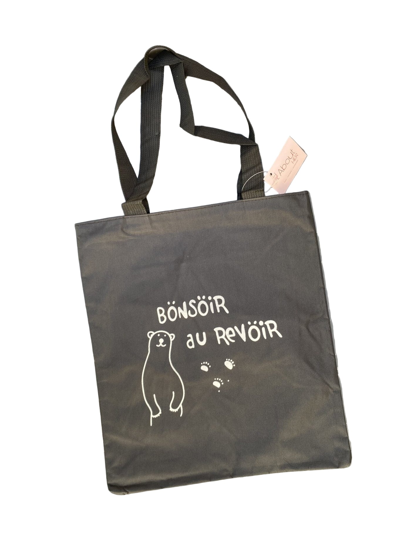 Casual Unisex Tote Bag - Black
