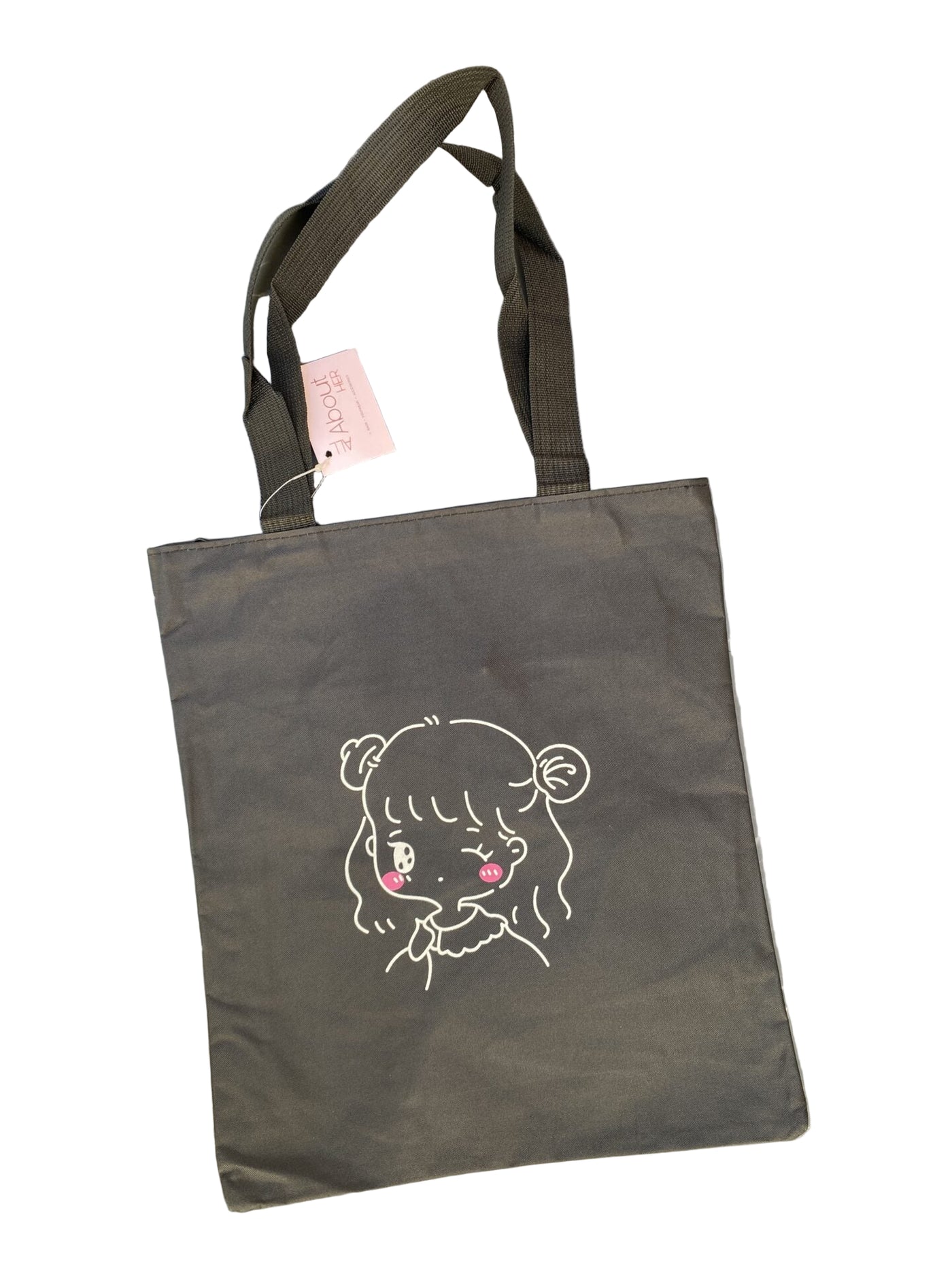 Casual Unisex Tote Bag - Black
