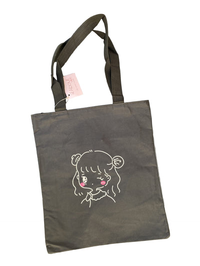 Casual Unisex Tote Bag - Black