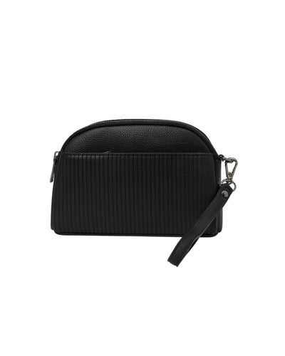 Black Striped Classic Sling Bag