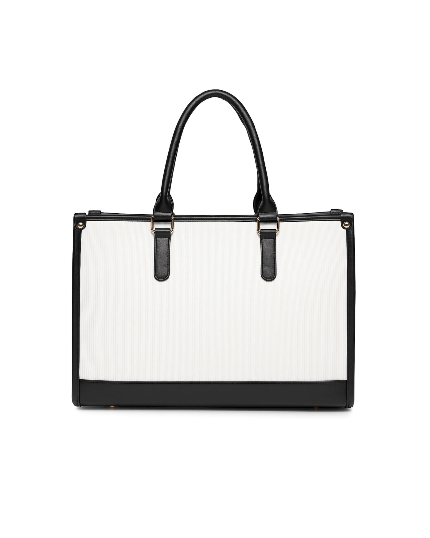 Day To Day Laptop Tote Bag - Black & White