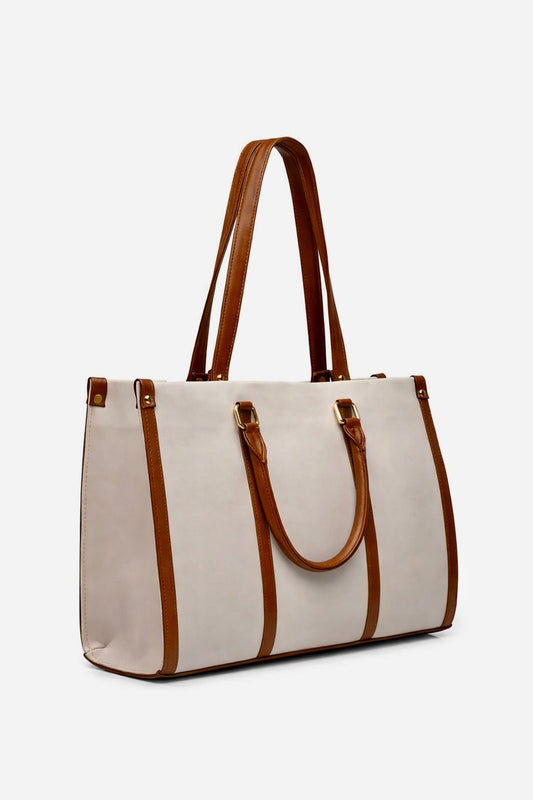 OnTheGo Laptop Tote Bag - Brown