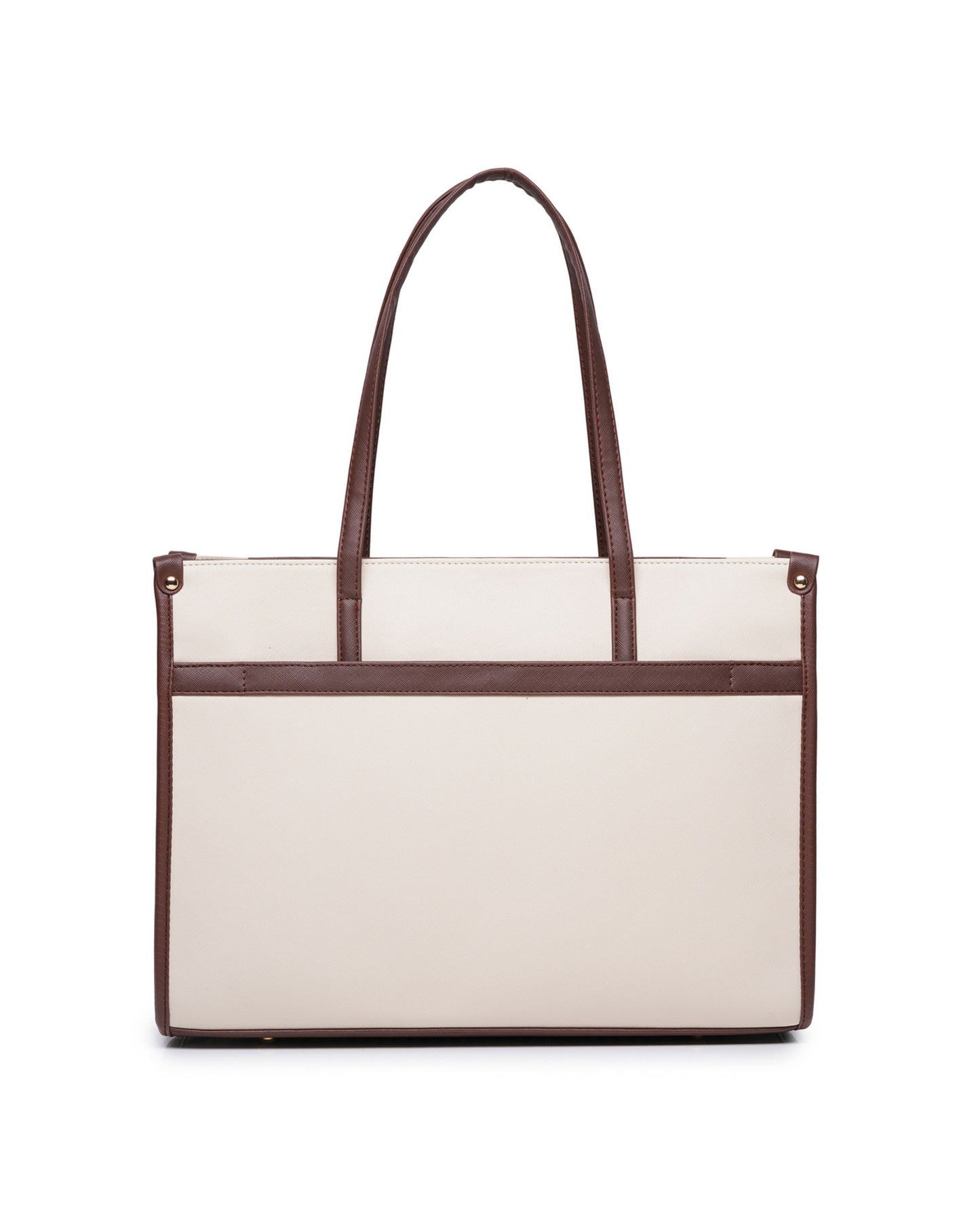 The League Laptop Tote Bag - Brown