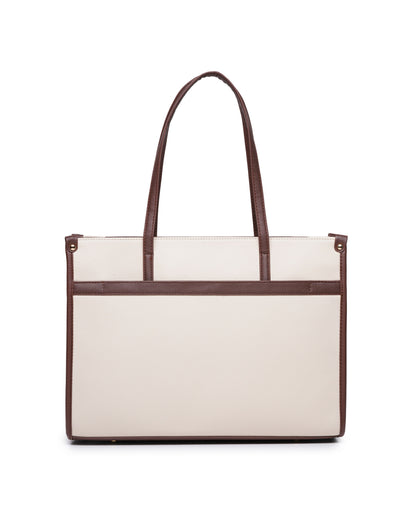 The League Laptop Tote Bag - Brown