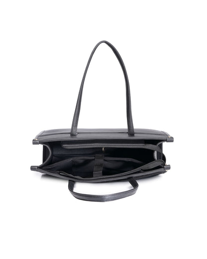 Personalized League Laptop Tote Bag - Full Black