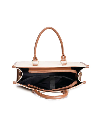 Wrap Up Laptop Tote - Beige