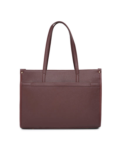 The League Laptop Tote Bag - Full Brown