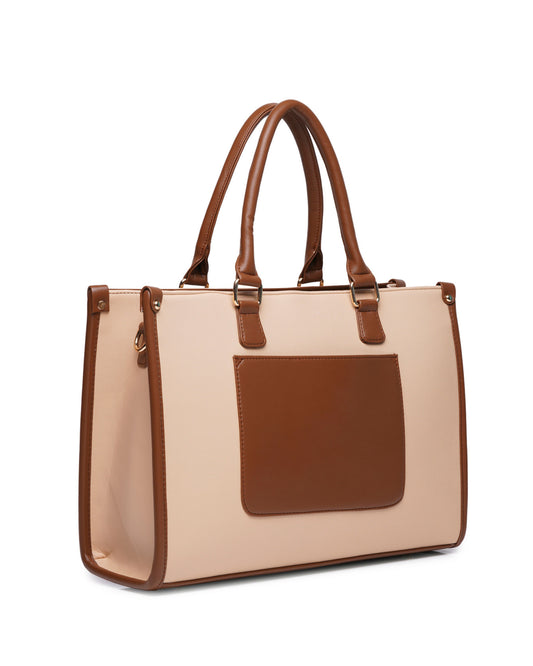 Wrap Up Laptop Tote - Beige