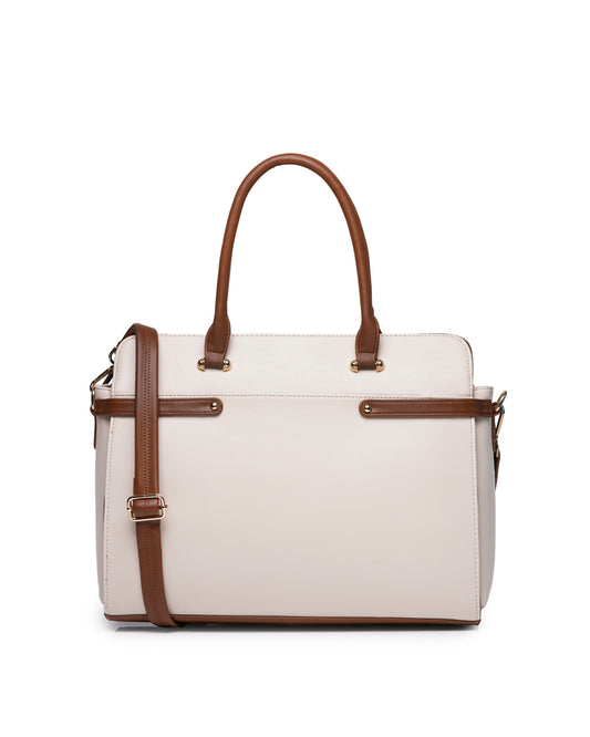 The Ample Laptop Tote Bag - Brown