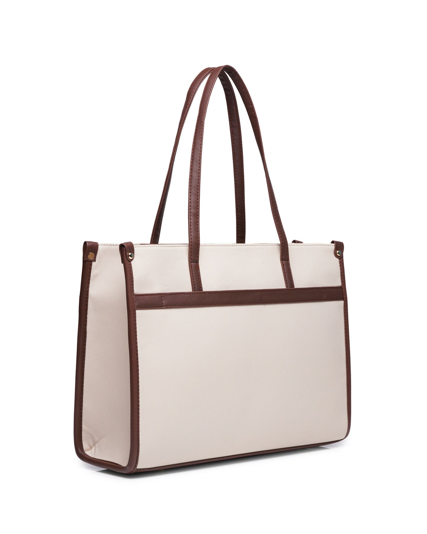 The League Laptop Tote Bag - Brown