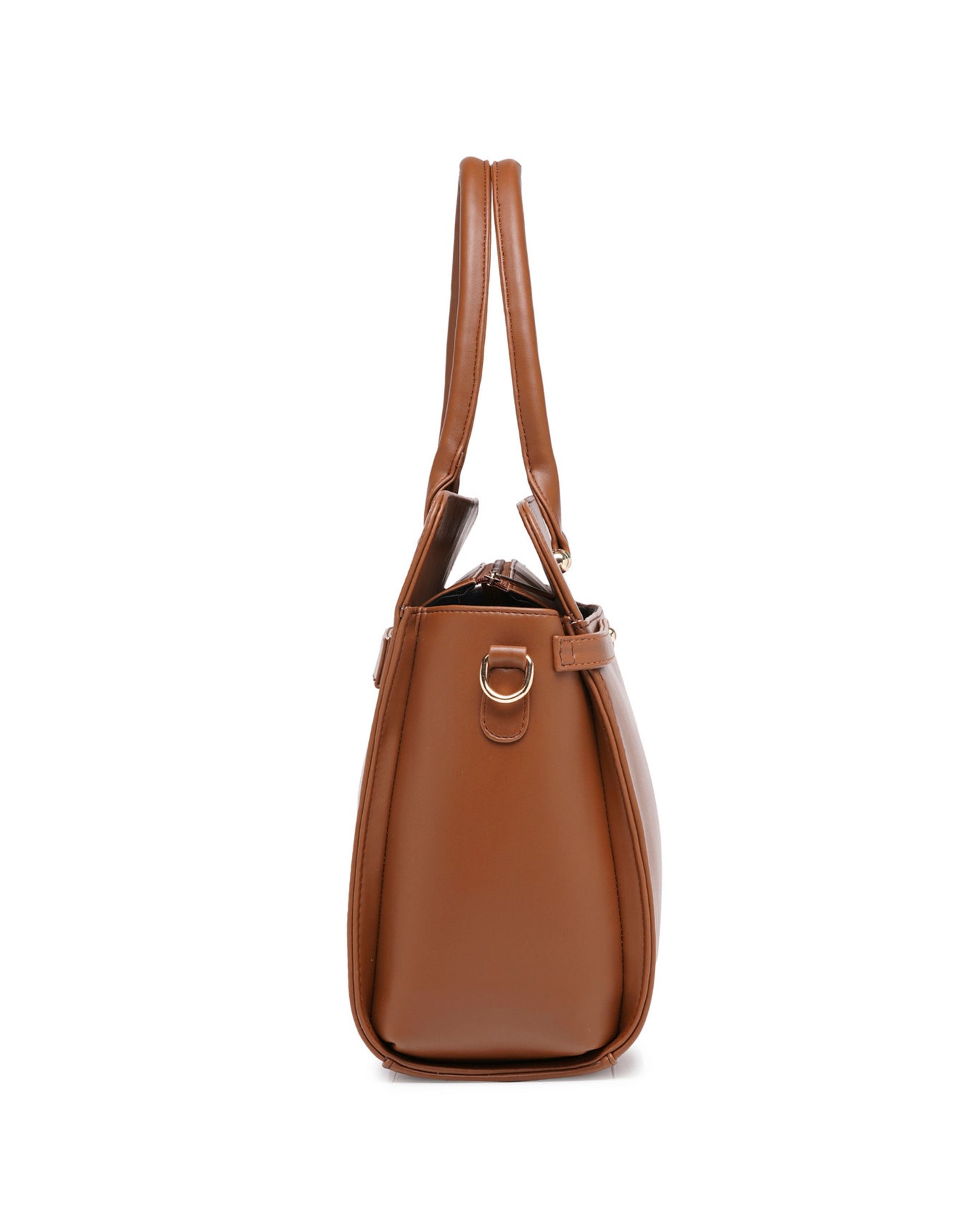 The Ample Laptop Tote Bag - Full Brown