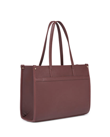 The League Laptop Tote Bag - Full Brown