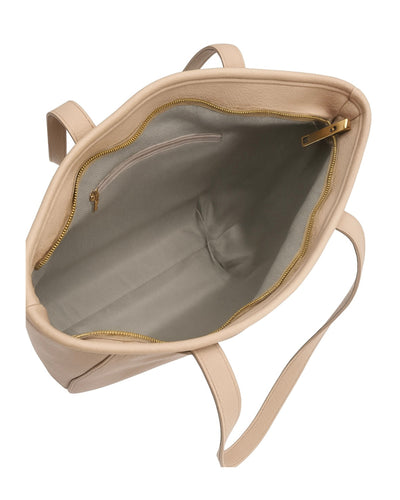 The H Laptop Tote Bag - Beige