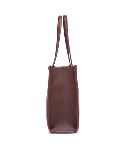 The League Laptop Tote Bag - Full Brown