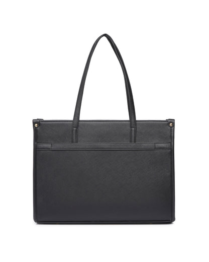 Personalized League Laptop Tote Bag - Full Black