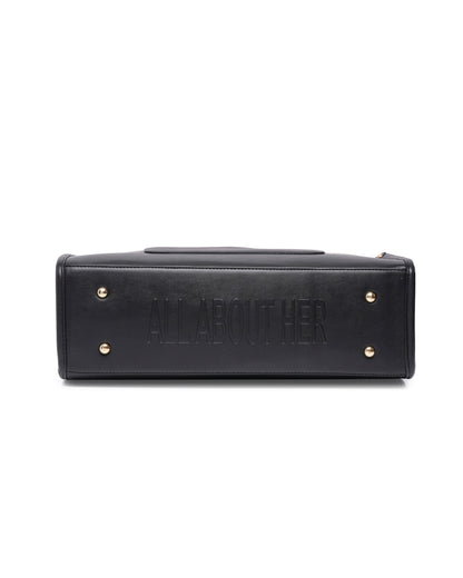Wrap Up Laptop Tote - Full Black