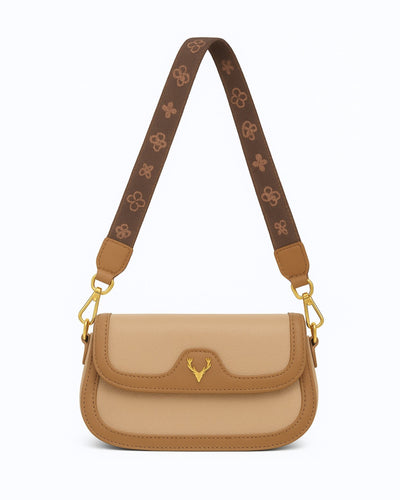 Deer 2 Compartment Sling Bag - Khaki