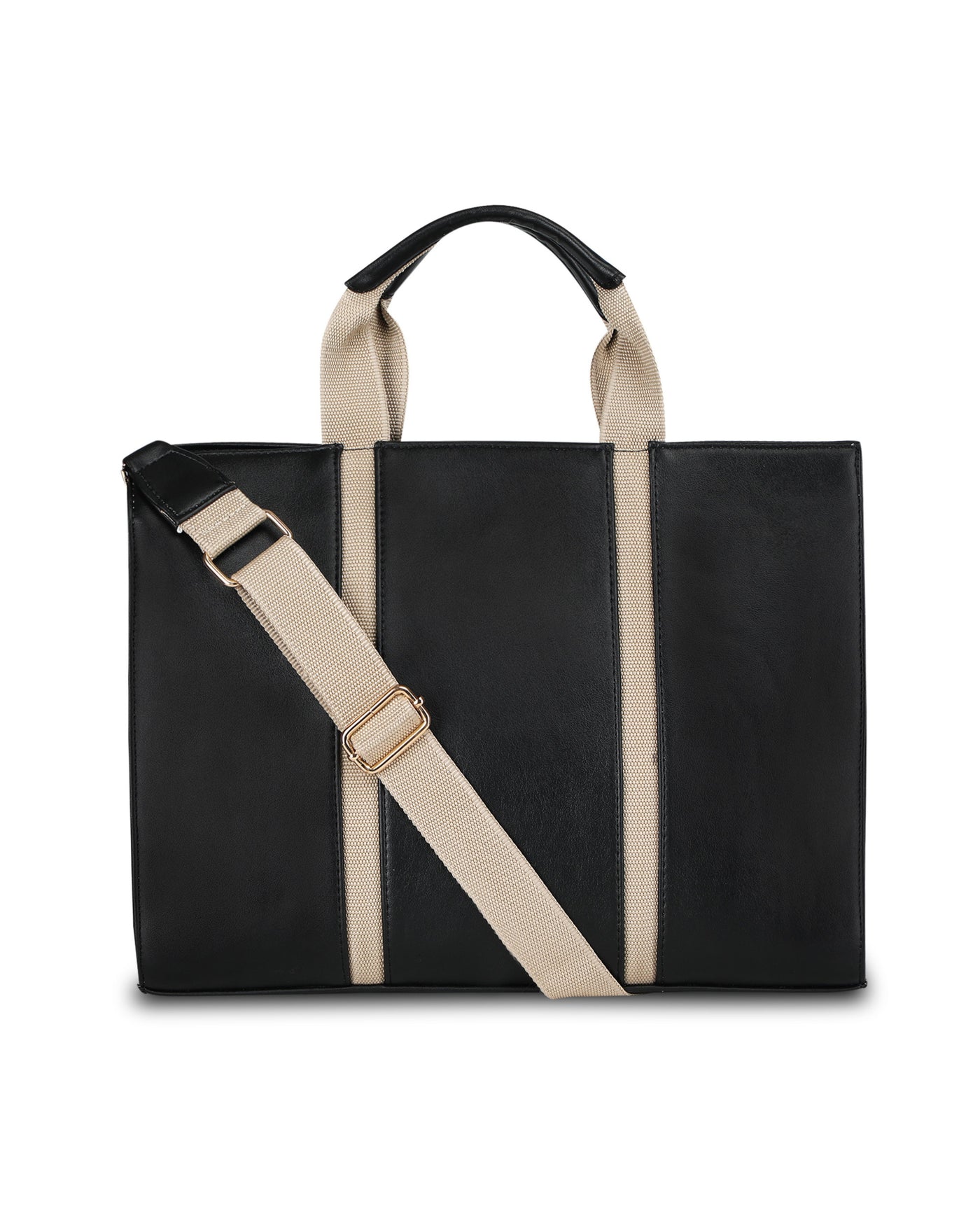 The Madam Laptop Tote Bag - Black