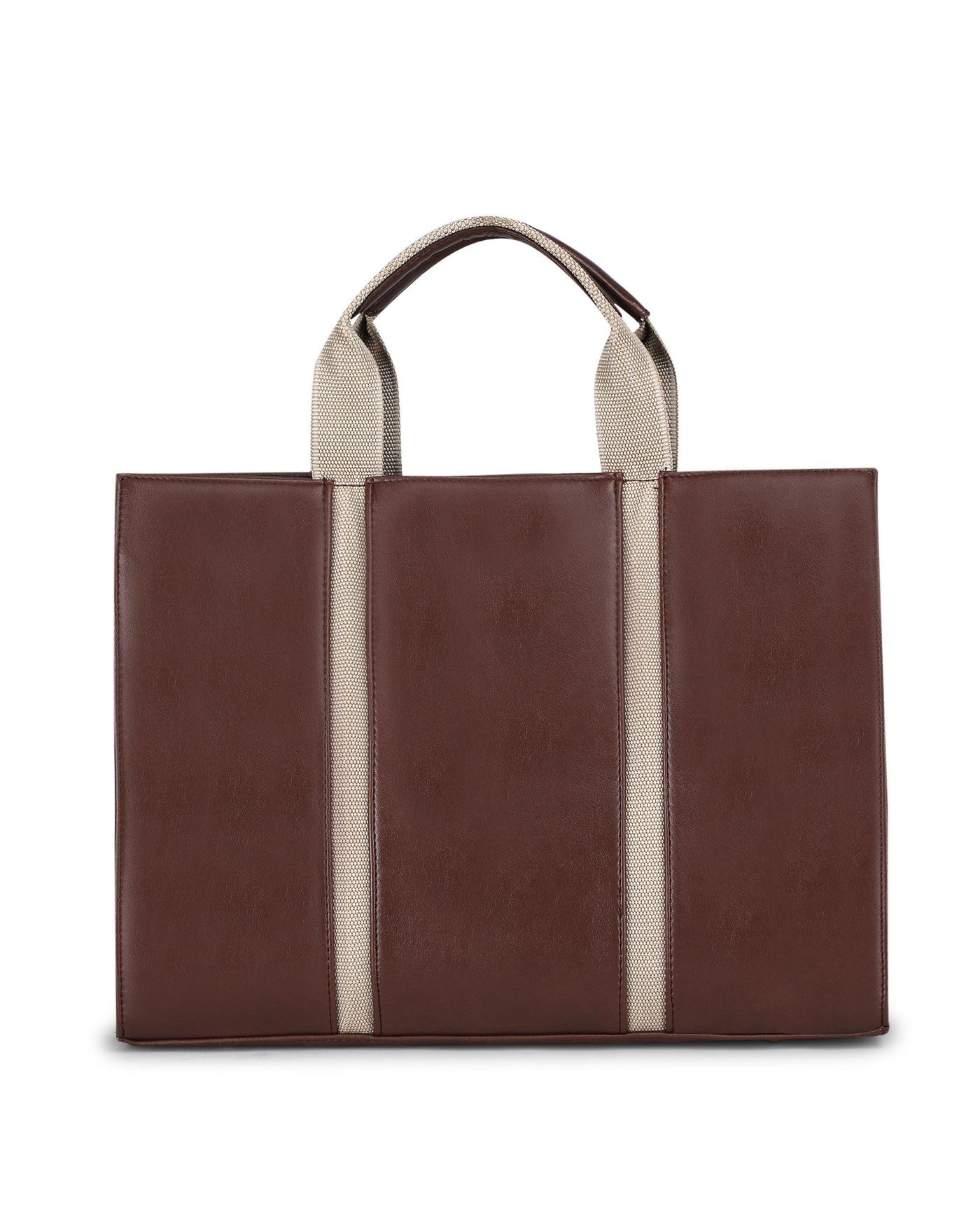 The Madam Laptop Tote Bag - Brown