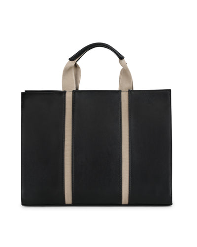 The Madam Laptop Tote Bag - Black