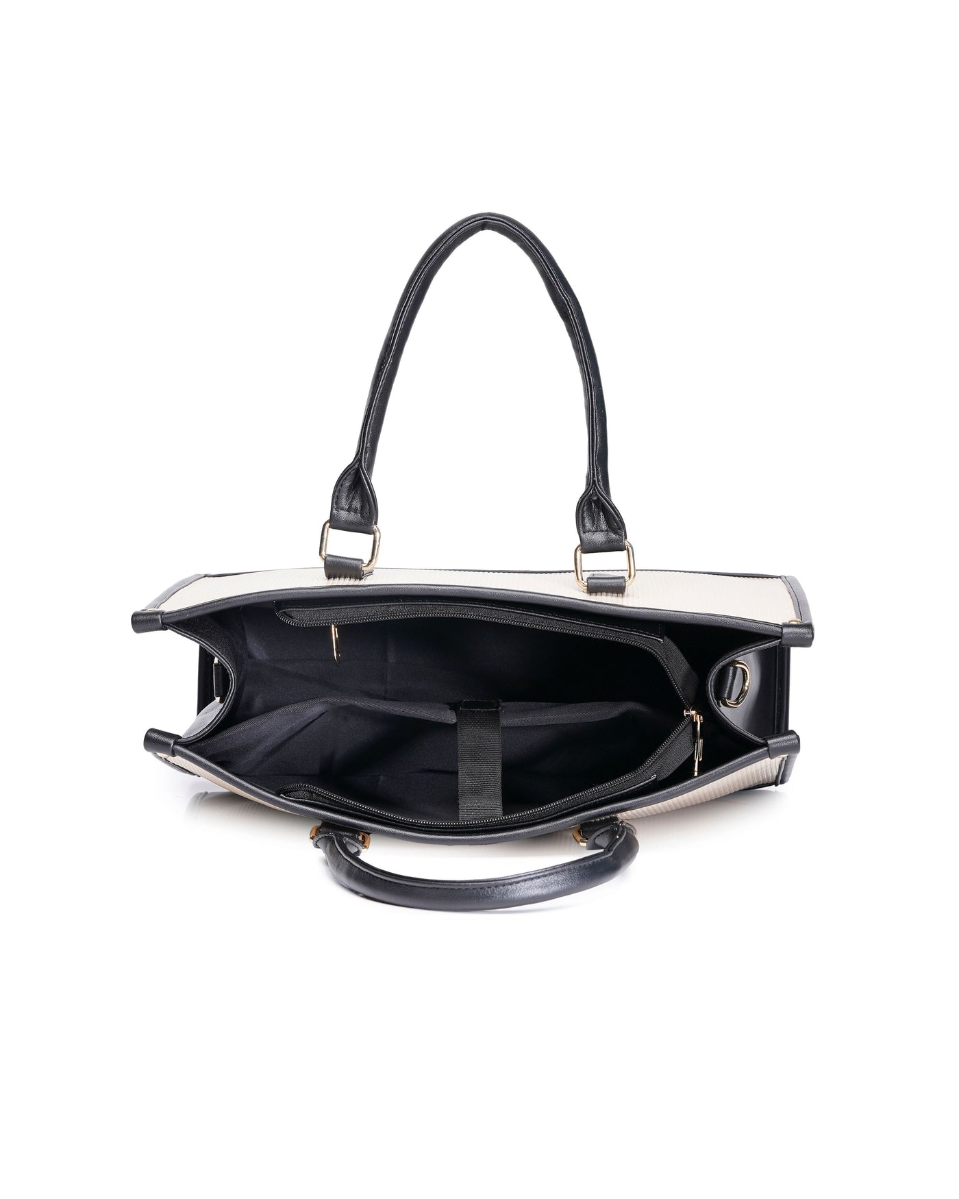 Day To Day Laptop Tote Bag - Black & White