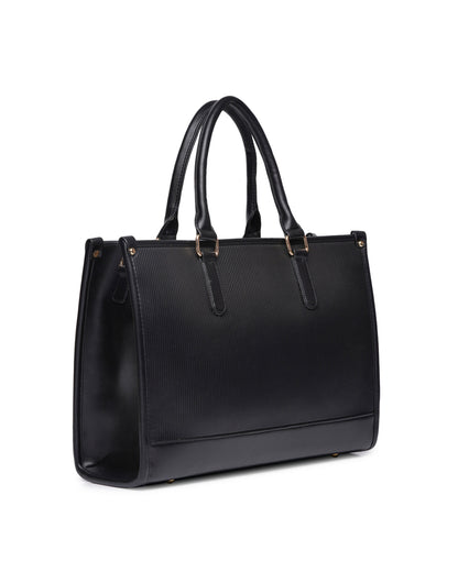 Day To Day Laptop Tote Bag - Full Black