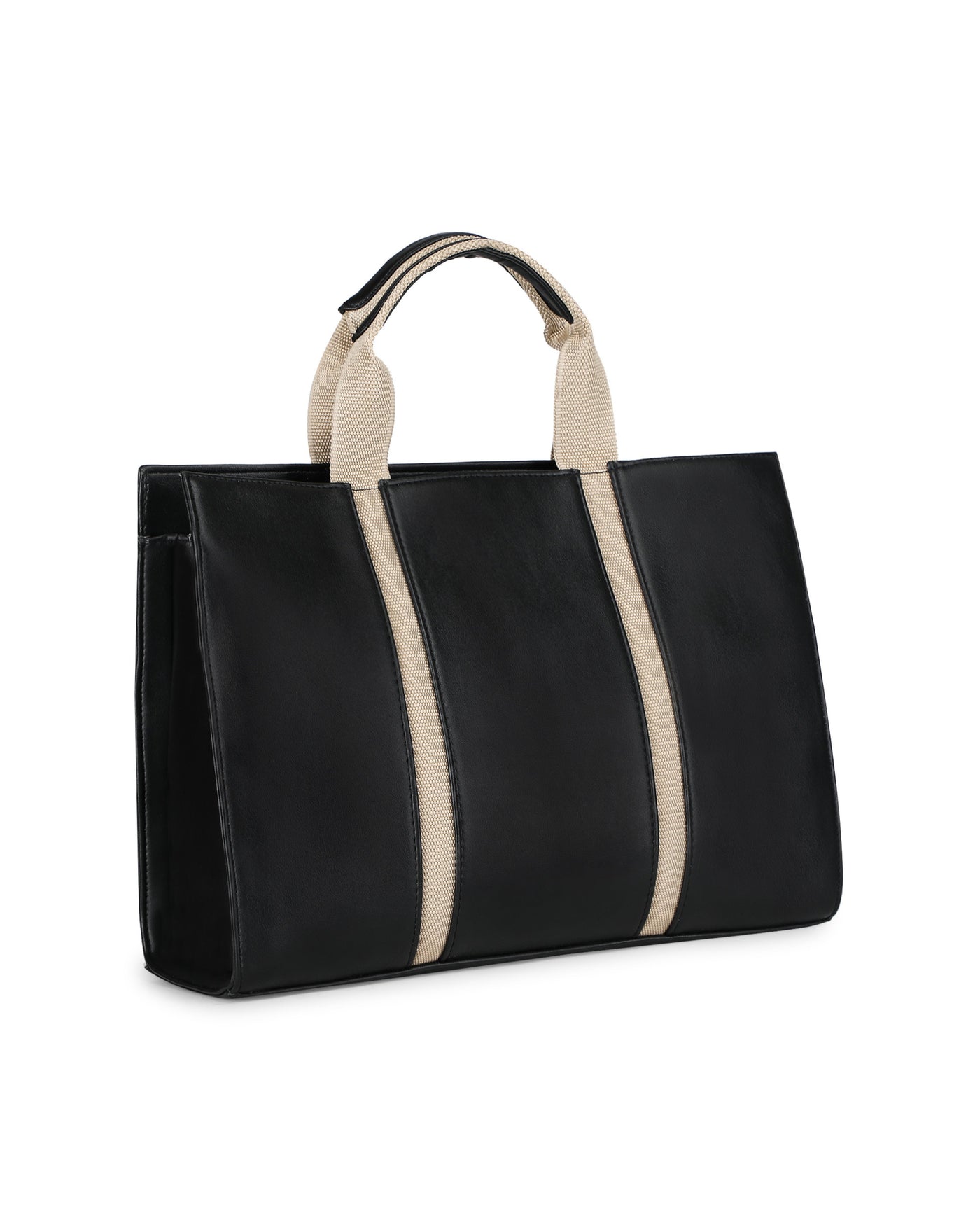 The Madam Laptop Tote Bag - Black
