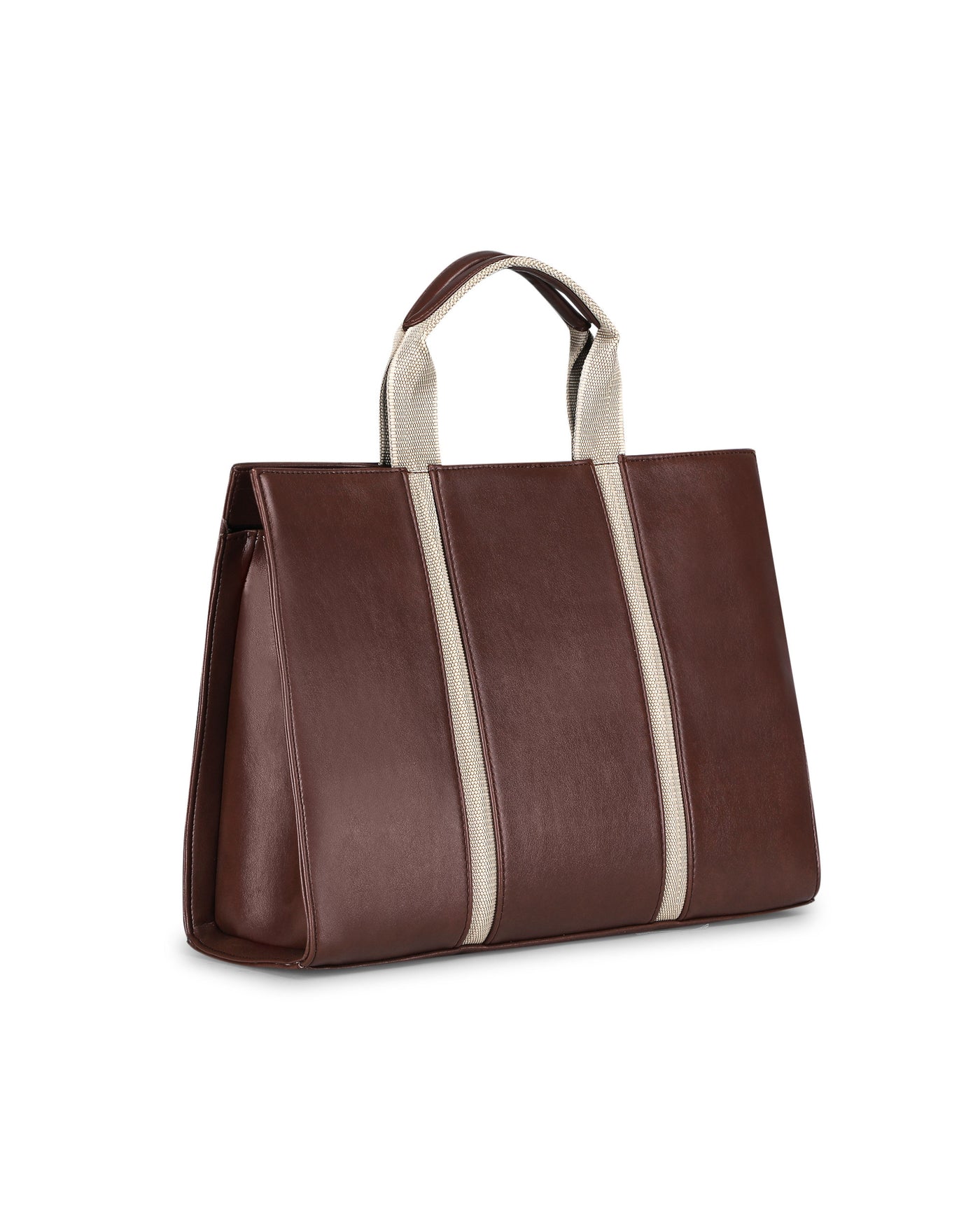 The Madam Laptop Tote Bag - Brown