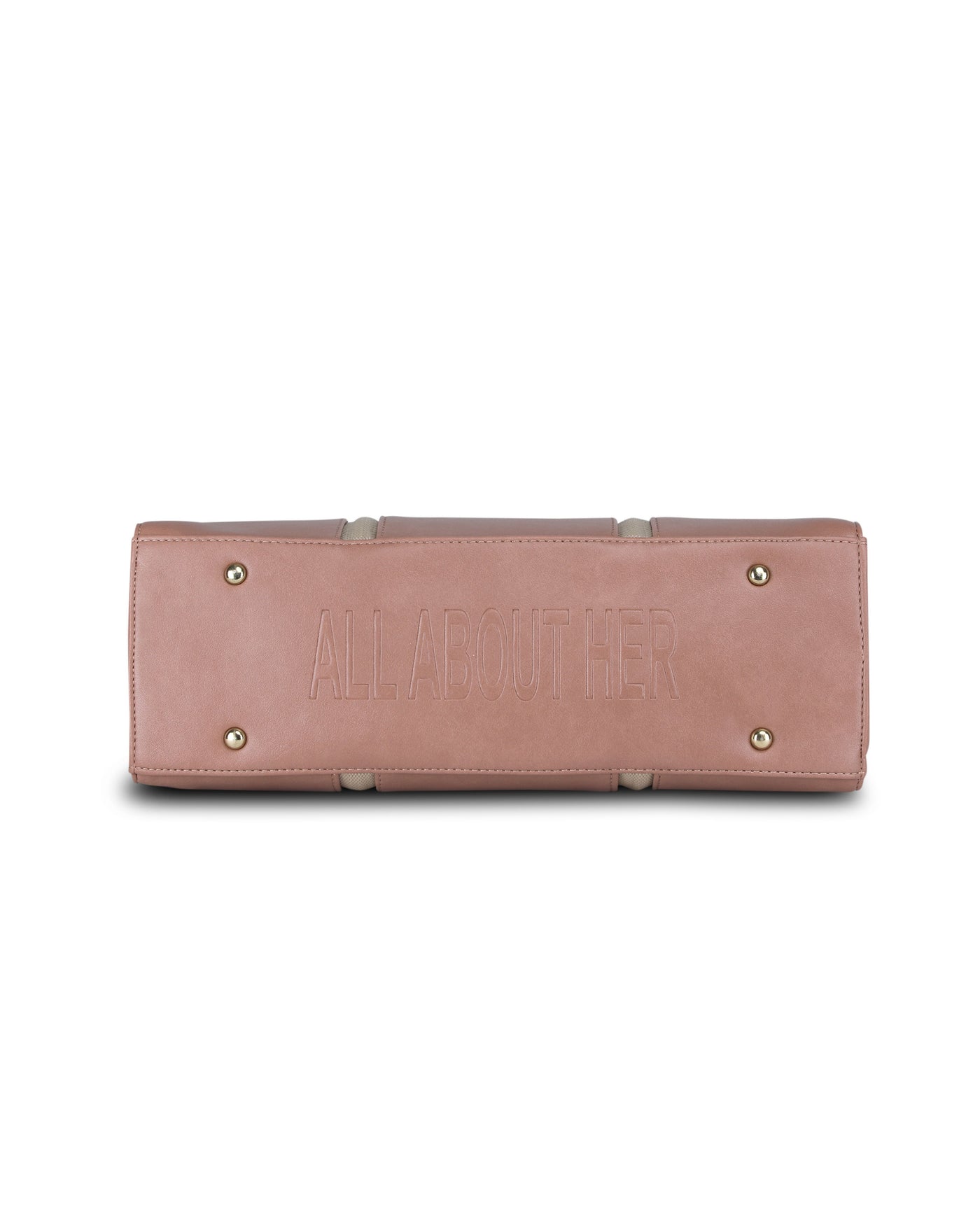 The Madam Laptop Tote Bag - Nude Pink