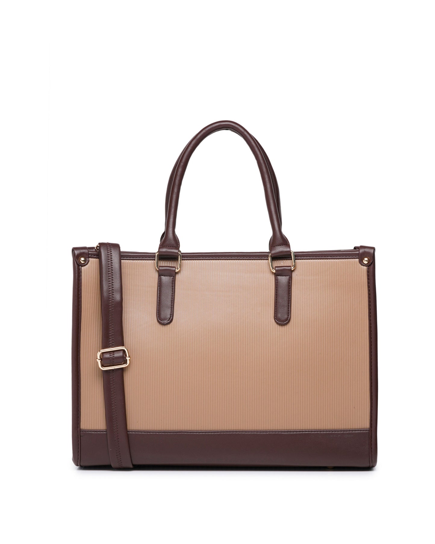 Day To Day Laptop Tote Bag - Brown