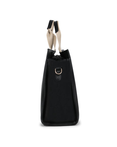 The Madam Laptop Tote Bag - Black