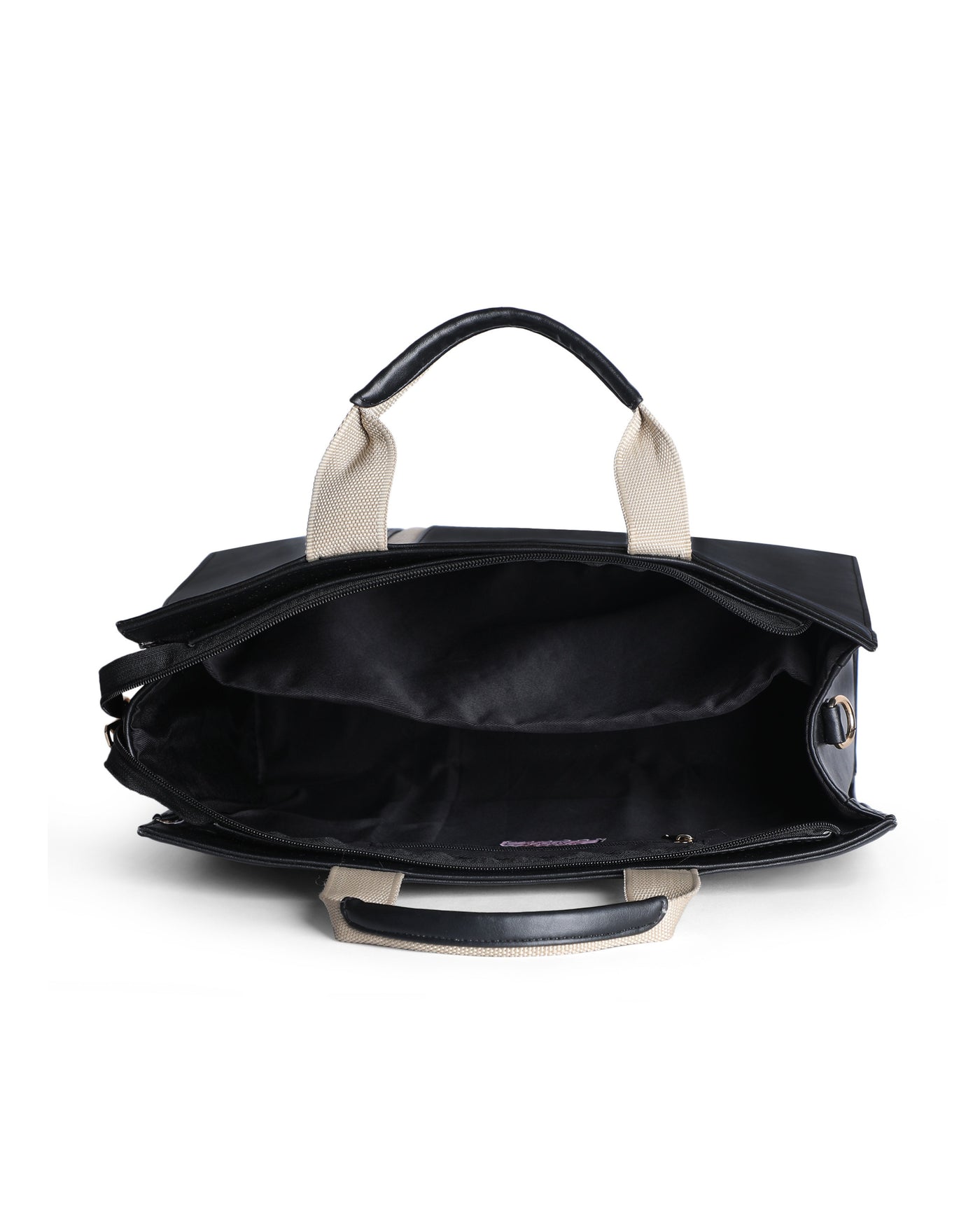 The Madam Laptop Tote Bag - Black