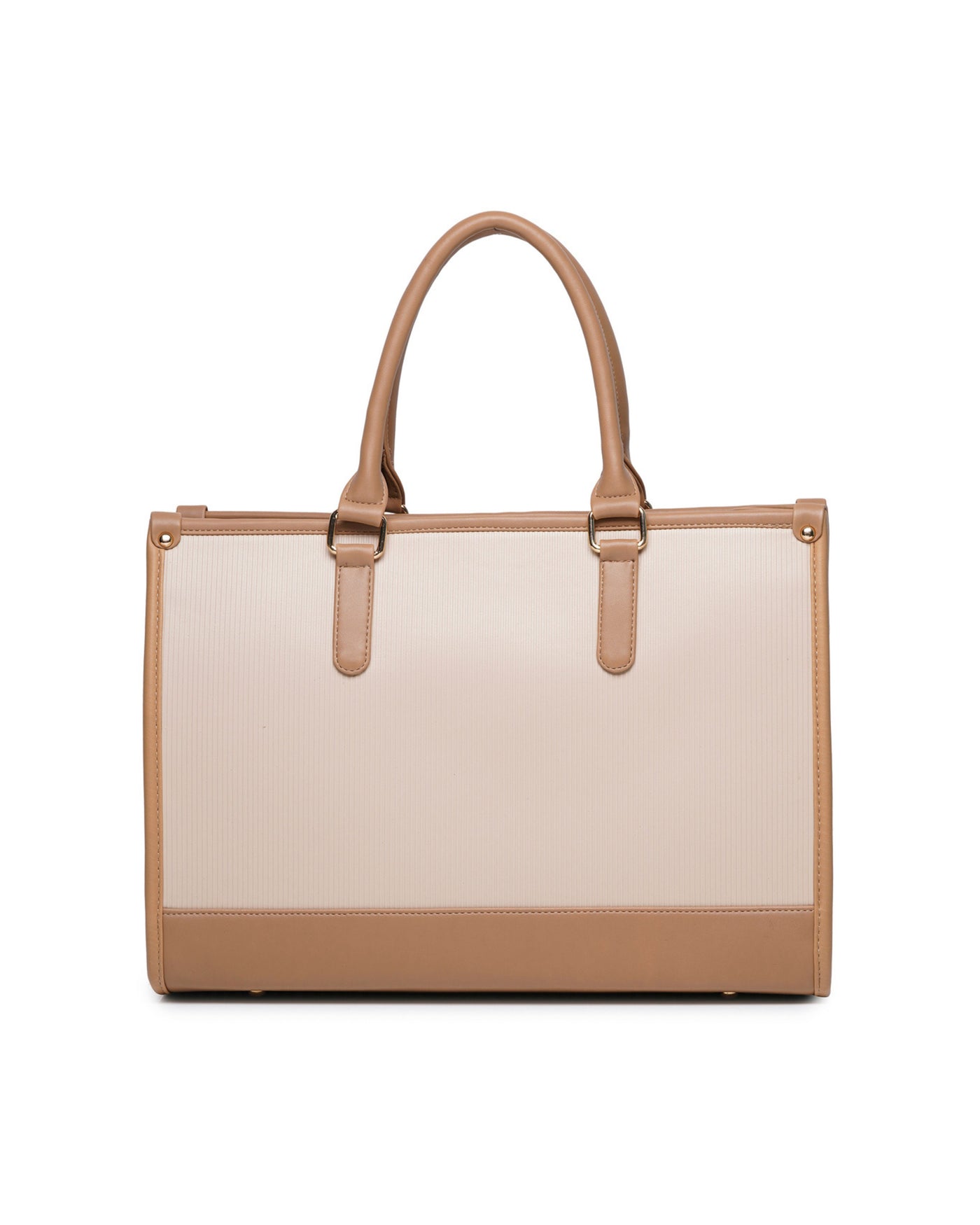Day To Day Laptop Tote Bag - Beige