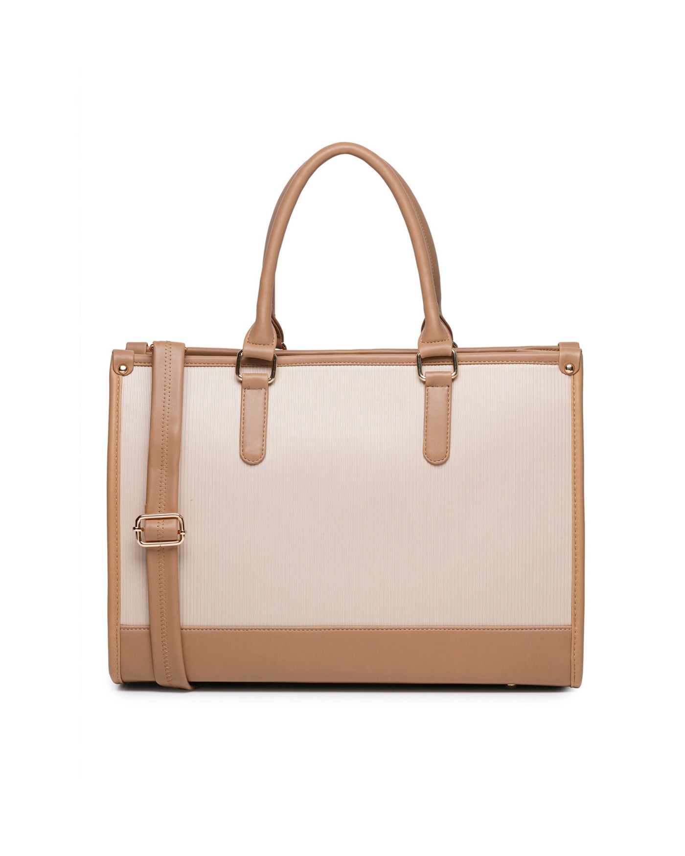 Day To Day Laptop Tote Bag - Beige