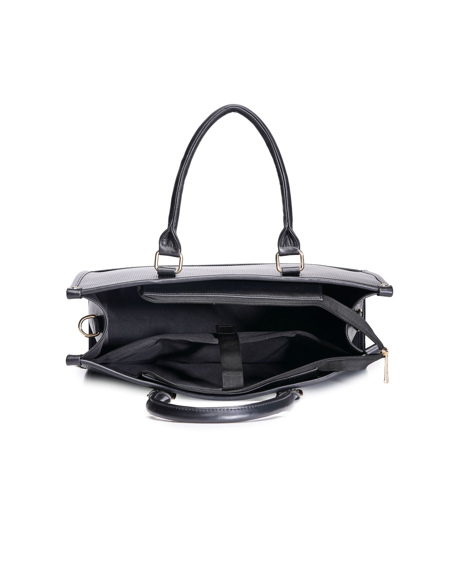 Day To Day Laptop Tote Bag - Full Black