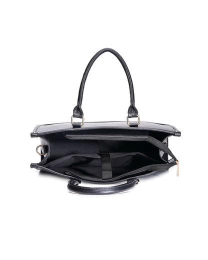 Day To Day Laptop Tote Bag - Full Black
