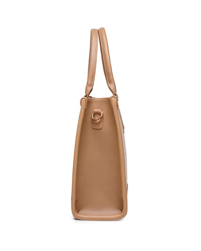 Day To Day Laptop Tote Bag - Beige