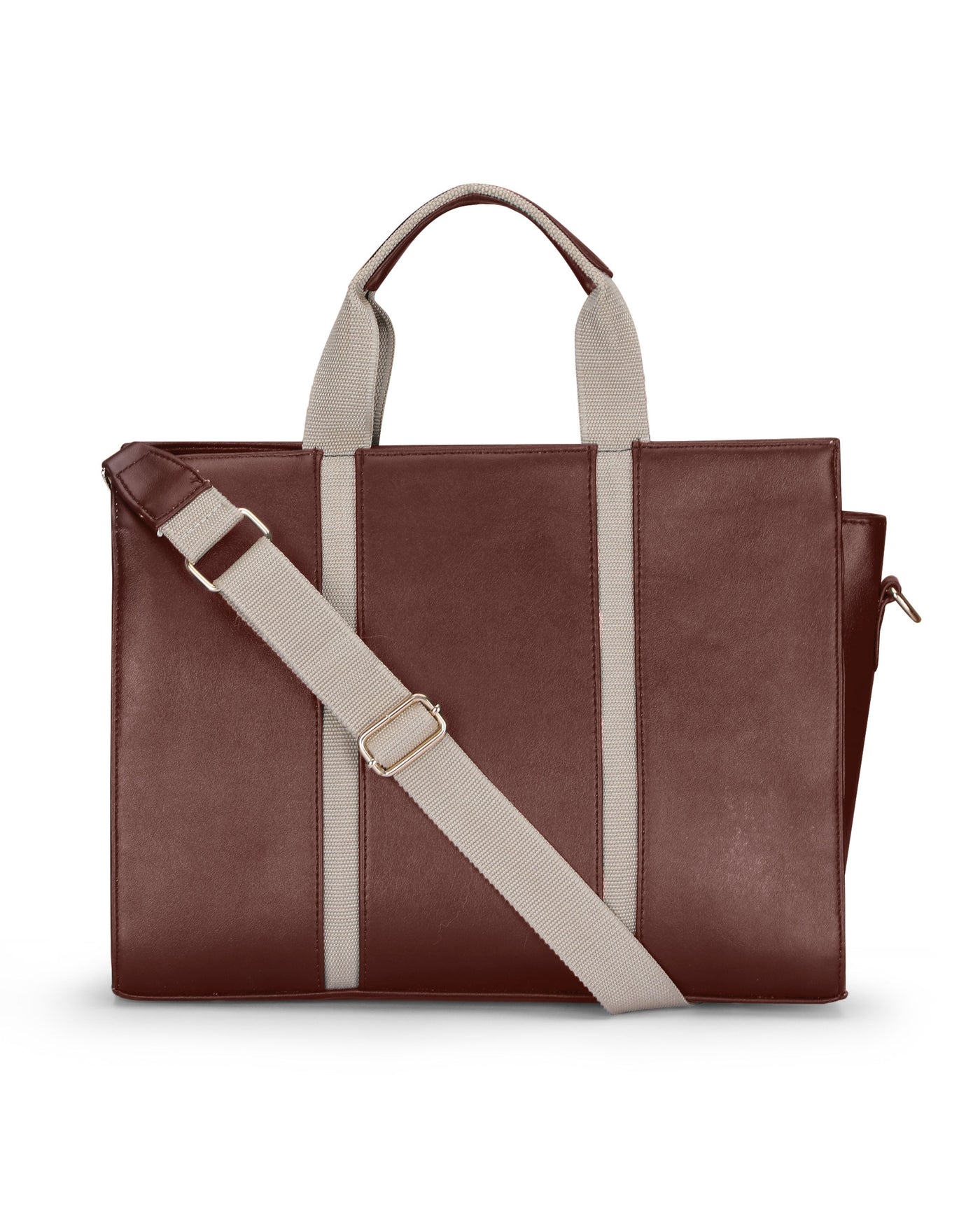 The Madam Laptop Tote Bag - Brown