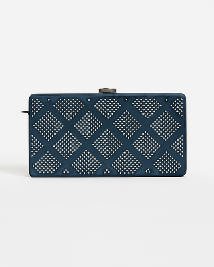 Silver Stud Box Sling Bag