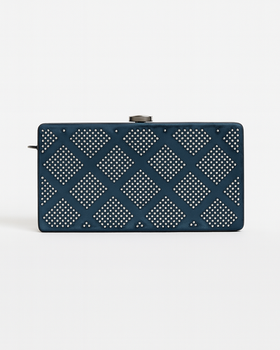 Silver Stud Box Sling Bag