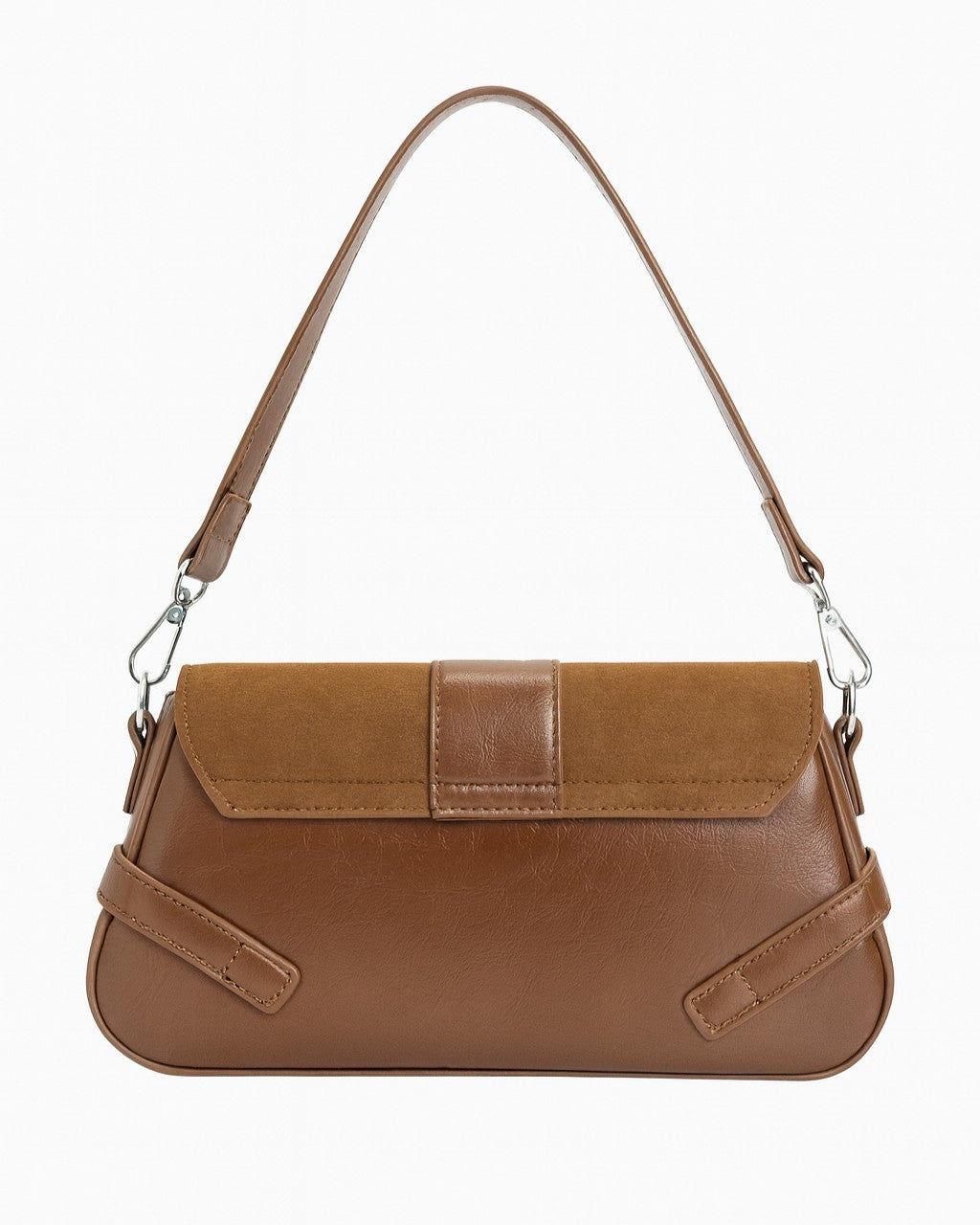 Retro Solid Shoulder + Sling Bag
