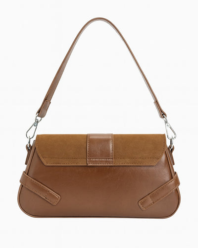 Retro Solid Shoulder + Sling Bag
