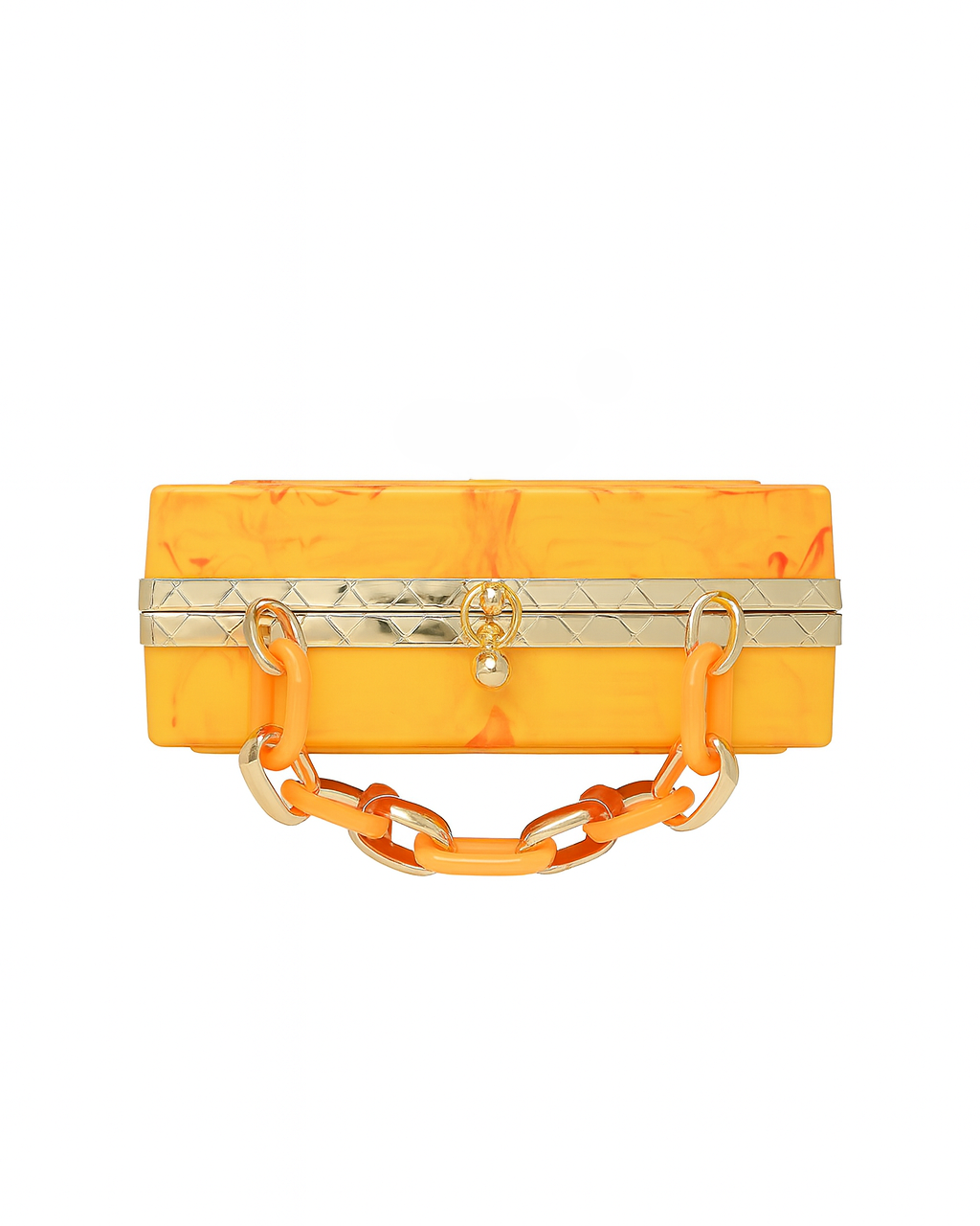 Marble Print Box Bag